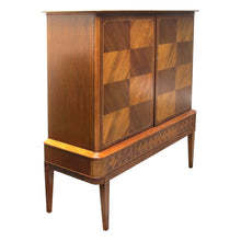 Load image into Gallery viewer, 1940s Swedish Tall Linen/Bar Cabinet by Ferdinand Lundquist

