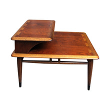 Load image into Gallery viewer, 1960s Pair of Modernist Two Tiers Walnut Side Tables, French
