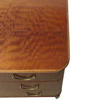 Load image into Gallery viewer, 1940s Swedish Chest of Drawers with Walnut Veneers with Curved Edges
