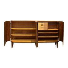 Load image into Gallery viewer, 1930s/40s Art Deco Rare Sideboard with Curved edges by Carl Axel Acking for Bodafors, Swedish
