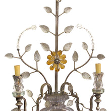 Load image into Gallery viewer, 1970s Pair of Silver Gilt Iron Wall Lights by Banci Firenze, Italy
