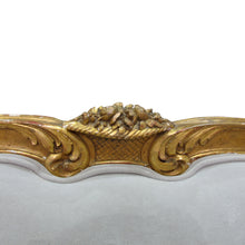 Load image into Gallery viewer, Late 19th Century French Large Gilt Frame Sofa Newly Upholstered
