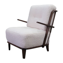 Load image into Gallery viewer, Pair of 1940s German Armchairs with an Oak Frame Newly Upholstered
