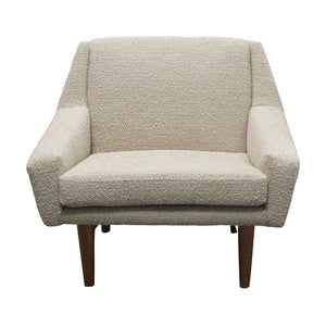 Mid-Century Structural pair of Armchairs Newly Upholstered, Swedish
