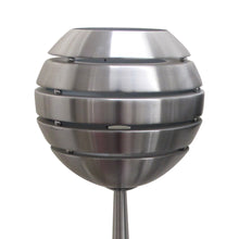 Load image into Gallery viewer, 1990s Pair of Large Aluminium Manhattan Table Lamps, Danish
