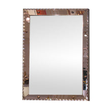 Load image into Gallery viewer, 1960&#39;s French etched pink mirror
