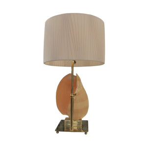 A sea shell table lamp, mid century