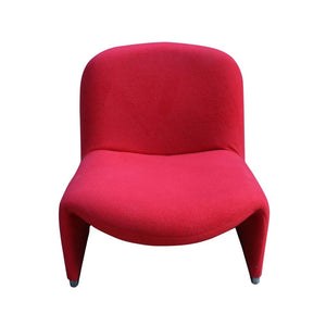 Red Alky Chairs By Giancarlo Peretti For Anonima Castelli