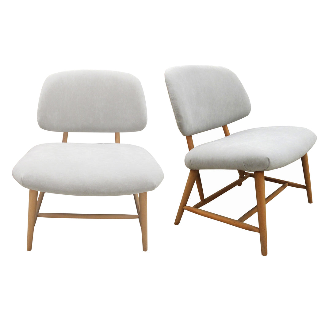 Pair of 1960s Swedish Occasional Chairs by Alf Svensson