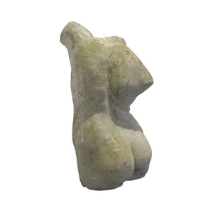 English stone sculpture of a woman torso