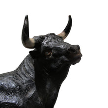 Load image into Gallery viewer, A mid century plaster sculpture of a bull
