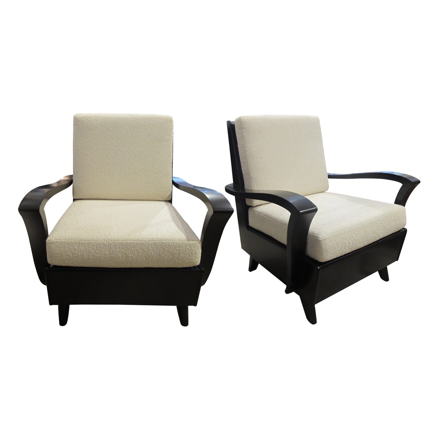 1930's French pair of armchairs