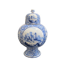 Load image into Gallery viewer, Pair of late 19th Century Delft vases, Dutch
