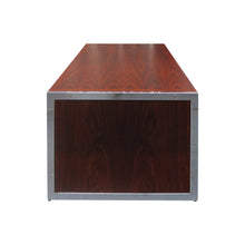 Load image into Gallery viewer, 1970’s Danish large free-standing executive rosewood desk with a chrome frame

