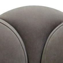 Load image into Gallery viewer, 1940s English two-seater love seat with round back, newly upholstered
