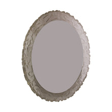 Load image into Gallery viewer, 1960s German Balschbach pair of illuminated oval backlit Lucite wall mirror
