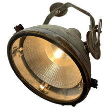 Load image into Gallery viewer, Large Vintage Industrial Swivel Metal Hanging Light
