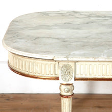 Load image into Gallery viewer, Late 19th Century French Marble Topped Dining Table
