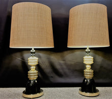 Load image into Gallery viewer, Pair of Murano Glass Lamps

