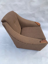 Load image into Gallery viewer, Pair of 1960s Armchairs in Bute Fabric and Teak Handrests
