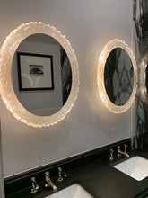 Load image into Gallery viewer, 1970s Illuminated Oval Erco Lucite Wall Mirror.  3 available.

