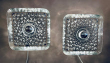Load image into Gallery viewer, Pair of 1970s Peill &amp; Putzler Glass Wall Lights
