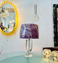 Load image into Gallery viewer, 1950s French Sèvres Crystal Glass Table Lamp
