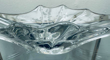 Load image into Gallery viewer, 1950s French Crystal Art Glass Centrepiece Bowl
