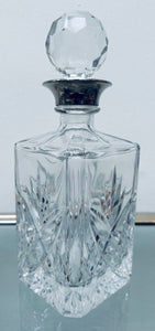1950s English Cut Glass Whiskey Decanter