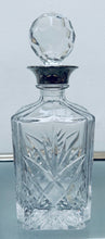 Load image into Gallery viewer, 1950s English Cut Glass Whiskey Decanter
