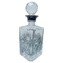 Load image into Gallery viewer, 1950s English Cut Glass Whiskey Decanter
