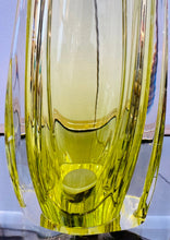 Load image into Gallery viewer, 1950s Val St Lambert Lime Green Glass Table Lamp
