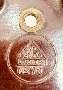 1950s German Erco Leuchten Flush Mount Ceiling Light
