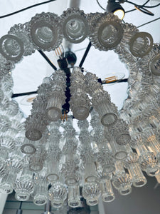 1960s Austrian Kalmar Crystal Glass Chandelier