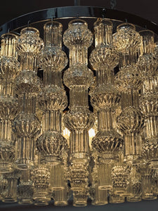 1960s Austrian Kalmar Crystal Glass Chandelier