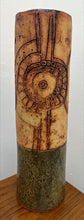 Load image into Gallery viewer, 1960s Brutalist Bernard Rooke Cylindrical Pottery Vase

