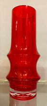 Load image into Gallery viewer, 1960s Finnish Riihimaki Red Vase by Tamara Aladin
