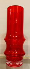 Load image into Gallery viewer, 1960s Finnish Riihimaki Red Vase by Tamara Aladin
