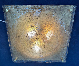 1960s Kaiser Murano Glass Flush Mount Ceiling Light