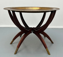 Load image into Gallery viewer, 1960s Hong Kong Spider Leg Foldable Coffee Table
