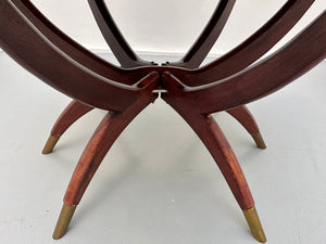 1960s Hong Kong Spider Leg Foldable Coffee Table