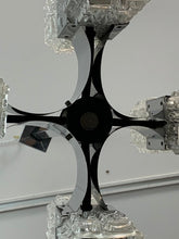 Load image into Gallery viewer, 1960s Small Italian Sciolari Chrome and Glass Pendant Light
