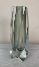 Load image into Gallery viewer, 1960s Italian Murano Glass Faceted Geometric Vase
