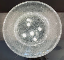 Load image into Gallery viewer, 1960s Large Doria Chrome &amp; Bubble Glass Flush Mount
