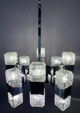 Load image into Gallery viewer, 1960s Large Italian Sciolari Glass Pendant Light
