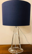 Load image into Gallery viewer, 1960s Belgium Clear Glass Table Lamp
