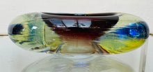 Load image into Gallery viewer, 1970s Four Colour Romanian Art Glass Ashtray Bowl

