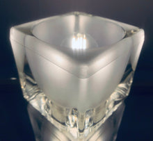 Load image into Gallery viewer, 1970s Putzler Frosted Cube Glass Table Lamp
