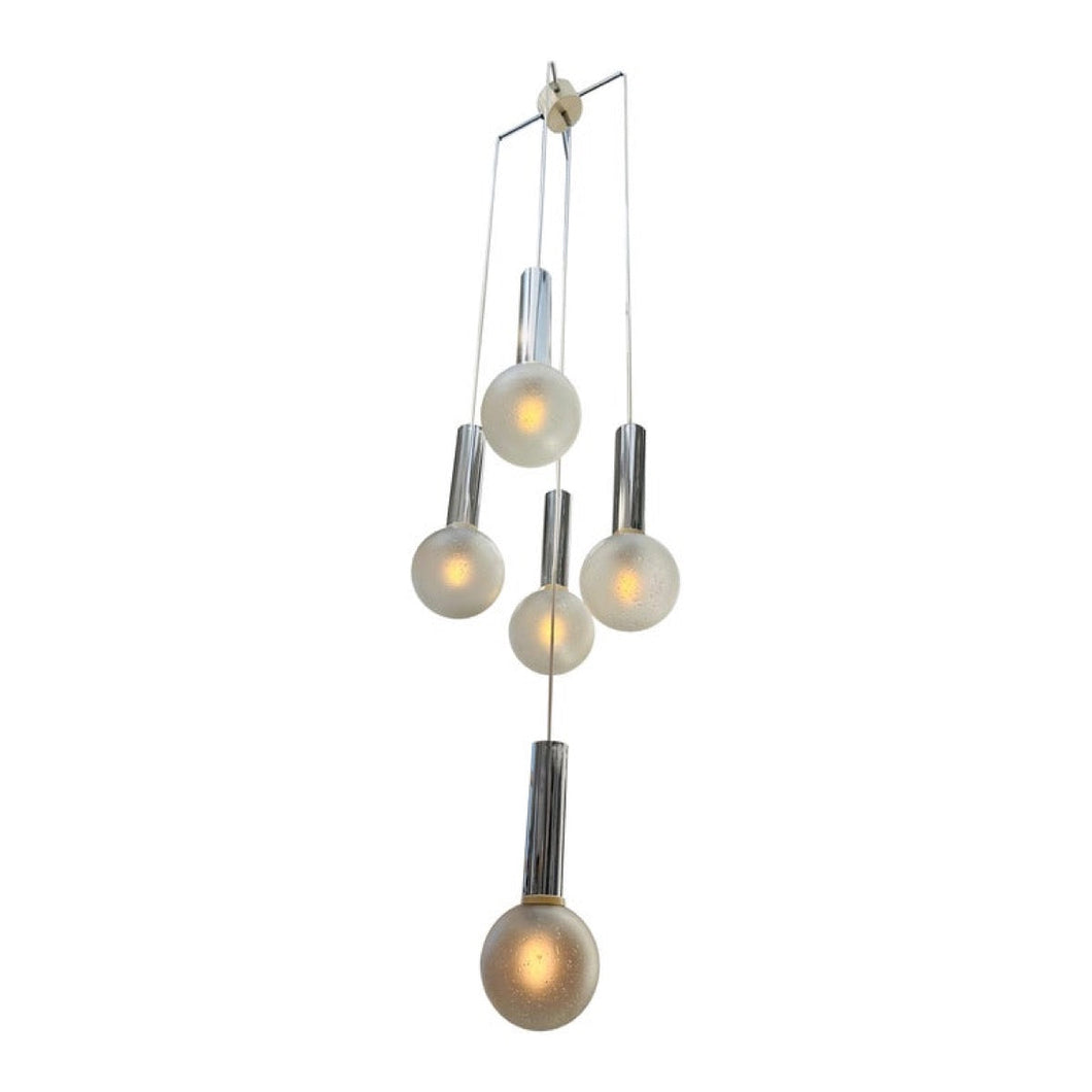 1970s German Sölken Cascading Hanging Light