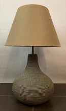 Load image into Gallery viewer, 1970s German Brown Pottery Table Lamp
